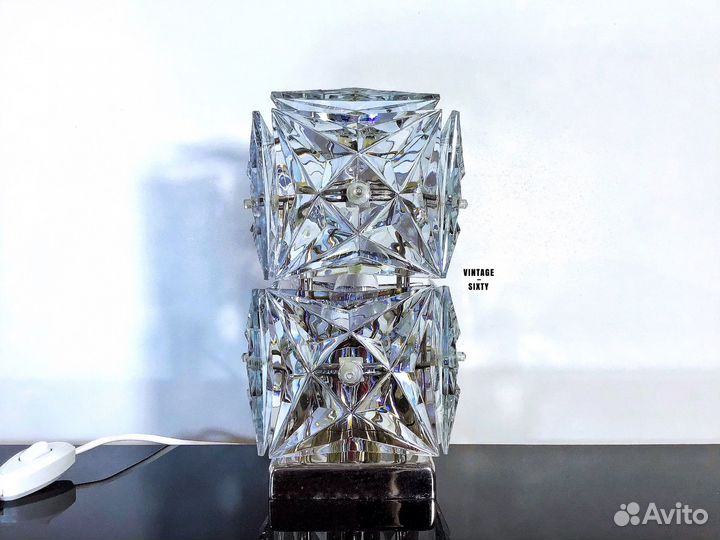 Светильник настольный хрустальный СССР 70-е гг