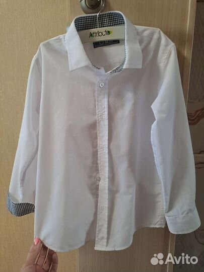 Рубашки школьные р. 122