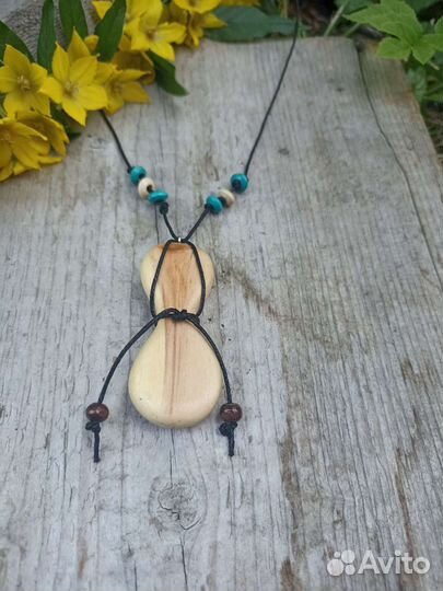 Подвеска на шею/подвеска в машину из кедра