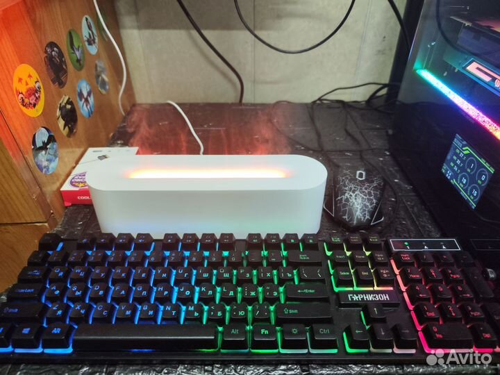 Игровой компьютер с монитором