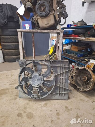 Вентилятор охлаждения хэндай ix35 б/у