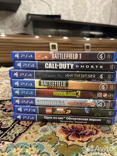 Диски на Sony PS4