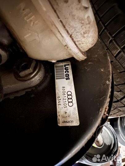 Главный тормозной цилиндр audi a4 b5