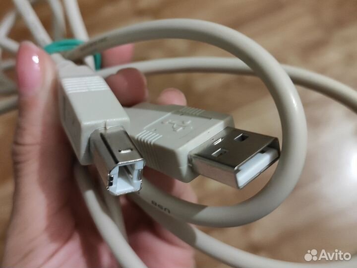 Кабель для компьютера usb A usb B