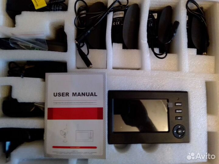 Комплект видеонаблюдения, беспроводной,новый
