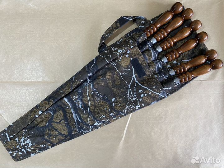 Набор шампуров в чехле, подарочный