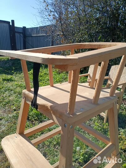 Стульчик трансформер для кормления и парта