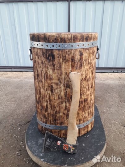 Колода дубовая/пень для рубки d39/h56см /В наличии