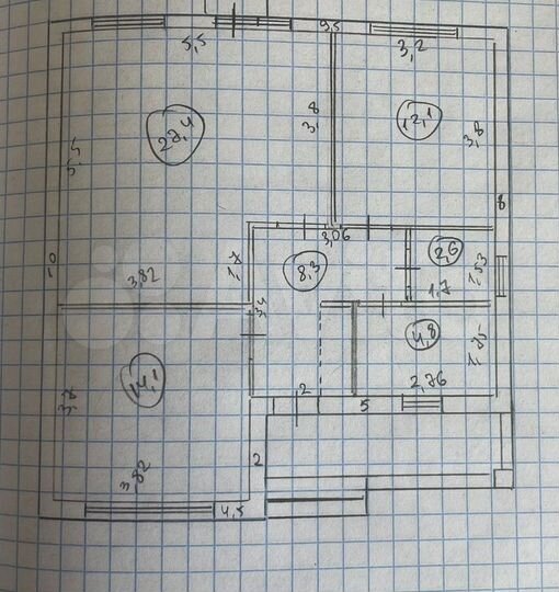 Дом 70 м² на участке 5 сот.
