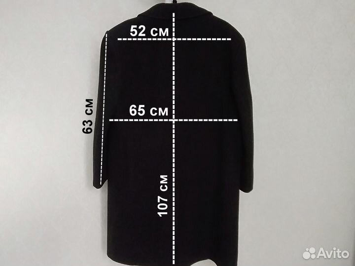 Пальто мужское драповое СССР винтаж р.58