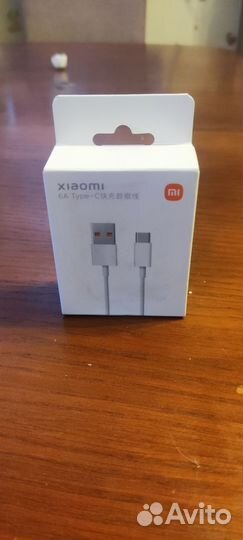 Кабель usb type c xiaomi 6A
