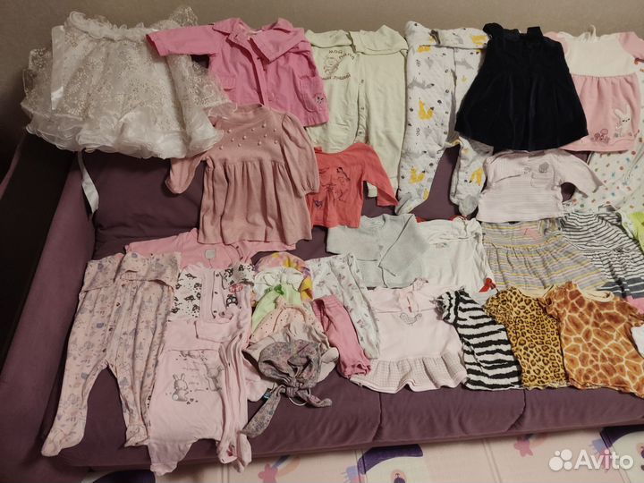 Детские вещи на девочку 62-68-74-80
