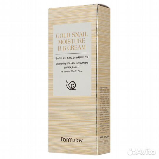 Farm Stay Увлажняющий BB Крем с муцином улитки