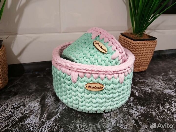 Корзинки интерьерные
