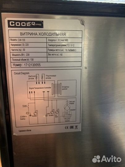 Кондитерская витрина