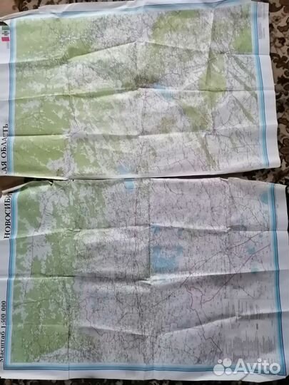 Карта Новосибирская область