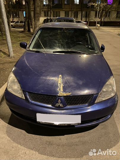 Mitsubishi Lancer 1.6 AT, 2005, битый, 210 000 км