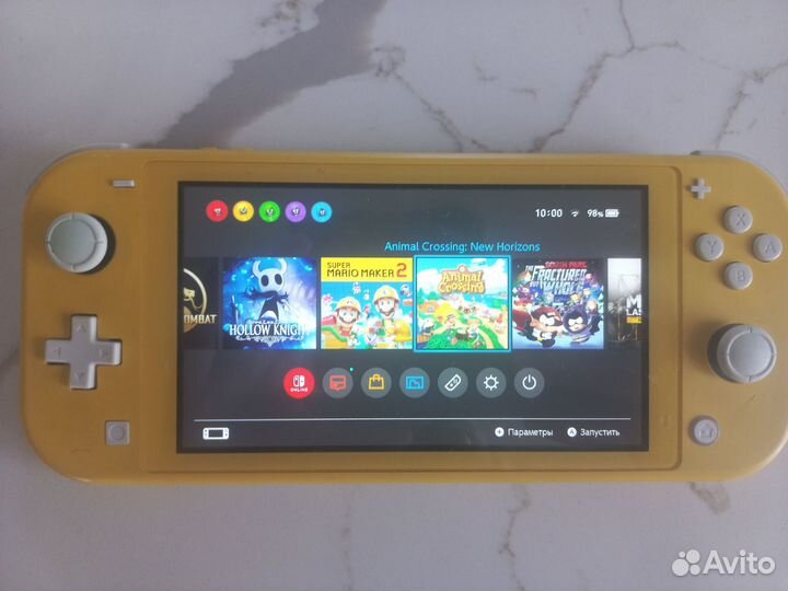 Nintendo switch lite с играми
