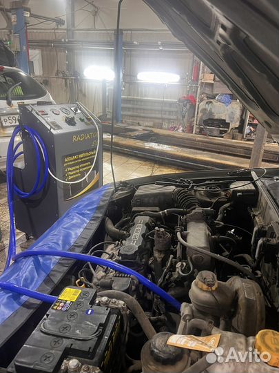 Промывка радиатора печки автомобиля Красное Село