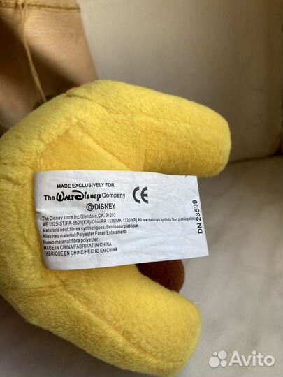 Винни Пух Дисней мягкая игрушка
