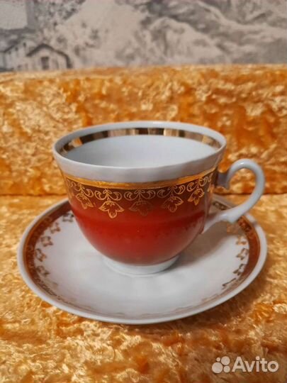 Чайный сервиз,чайные пары,молочник(Барановка)