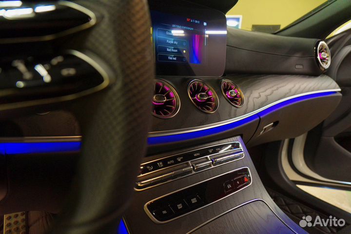 Воздуховоды с подсветкой мерседес 213