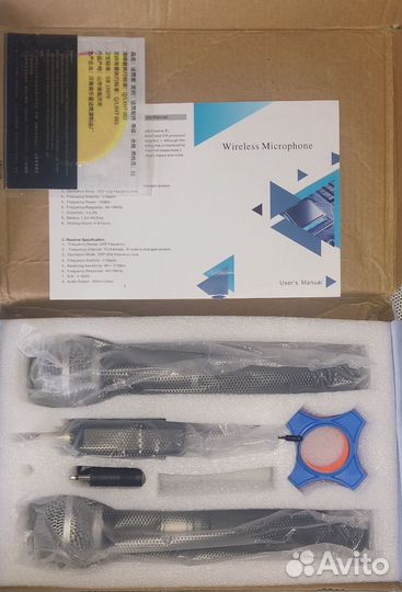 Микрофон беспроводной 2 шт