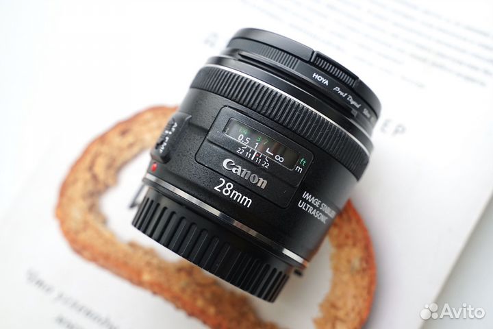 Объектив Canon EF 28mm f2.8 IS USM (стаб) +фильтр