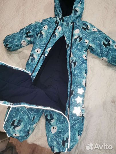 Зимний комбинезон для мальчика 92