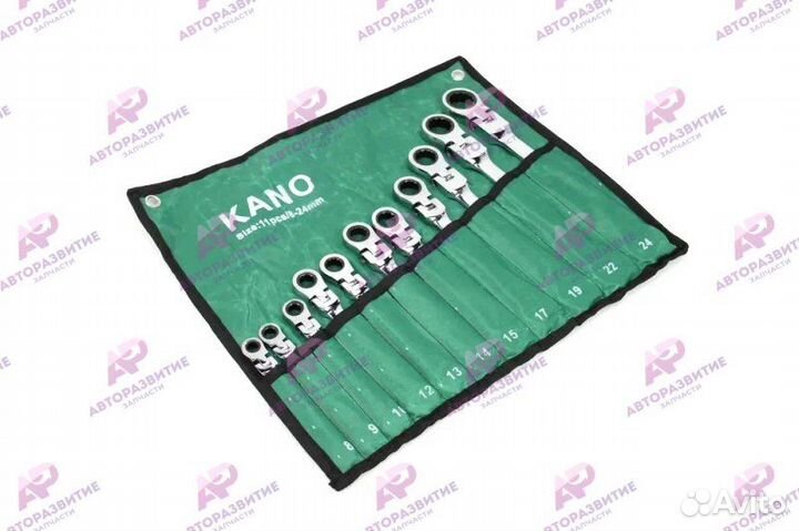 Набор инструментов ключей 11 предметов с трещоткой