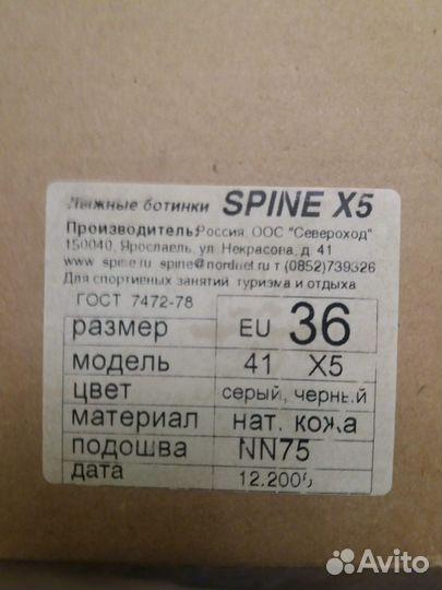 Лыжниые ботинки