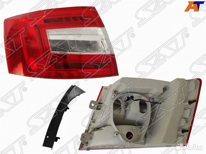 Фонарь задний skoda octavia 17-20 LH LED