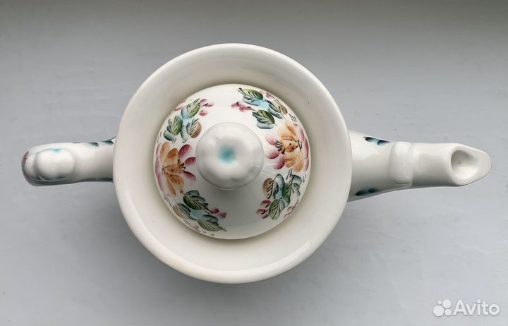 Заварочный чайник и сахарница фарфор