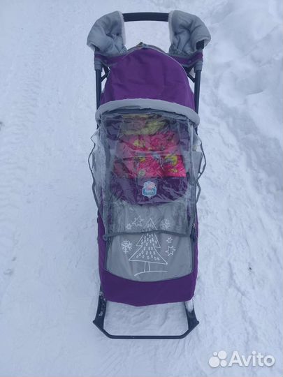 Коляска санки