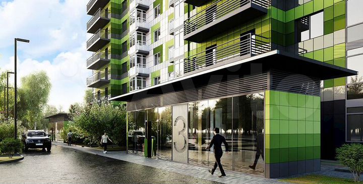 2-к. квартира, 52,4 м², 2/17 эт.