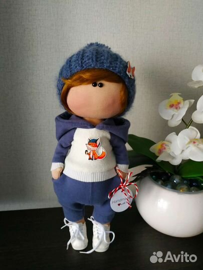 Кукла ручной работы мальчик