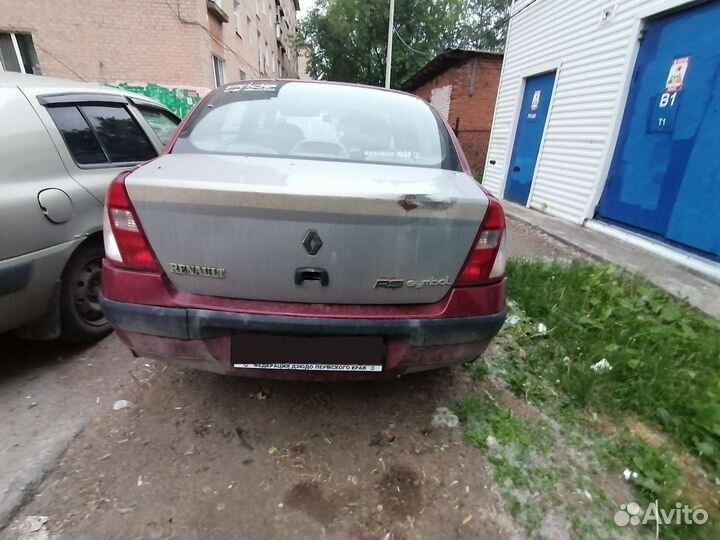 Renault Symbol 1.4 МТ, 2002, 215 000 км