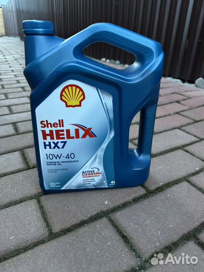 Масло моторное shell helix 10w40