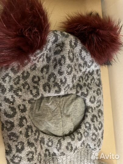 Шлемы зимние двойняшкам 52-54