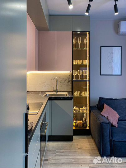 Цена за всю кухню мдф hk 6593