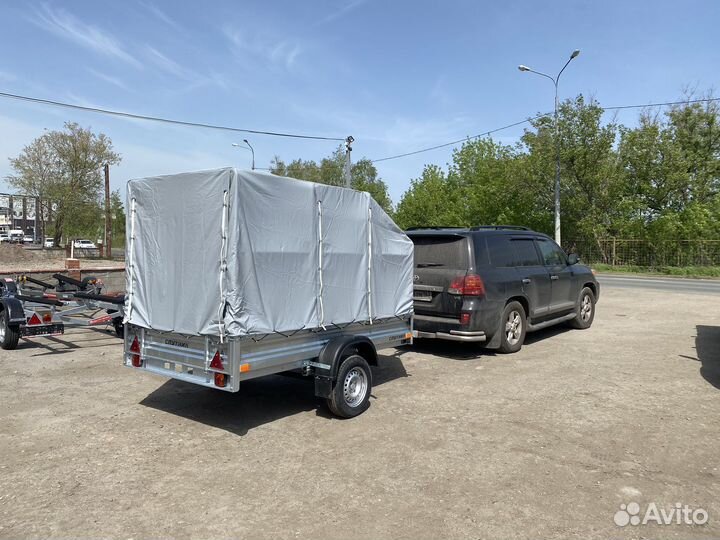 Прицеп Эксперт 2,6х1,5 с тентом 1,5м в Ульяновске