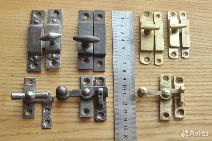 Старинные оконные завертки / фиксаторы створок