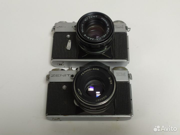 Фотоаппараты Зенит ем с объективами гелиос