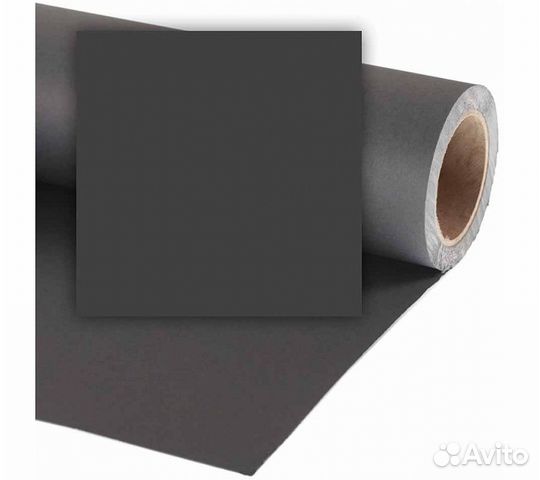 Фон бумажный Vibrantone 1,35х6м Black 10 черный