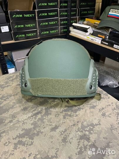 Тактический арамидный шлем с ушами бр-2