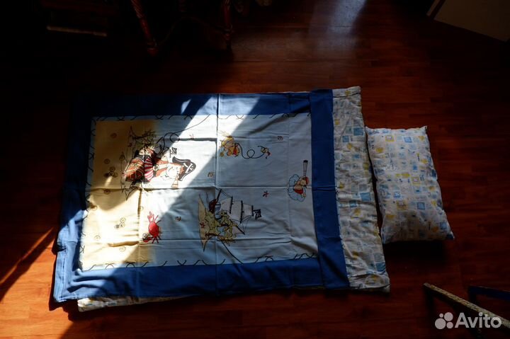 Детское одеяло, подушка + пододеяльник+ наволочка