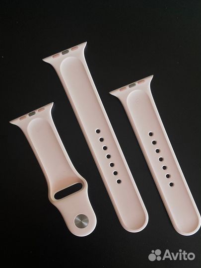 Оригинальный ремешок Apple Watch розовый 44мм