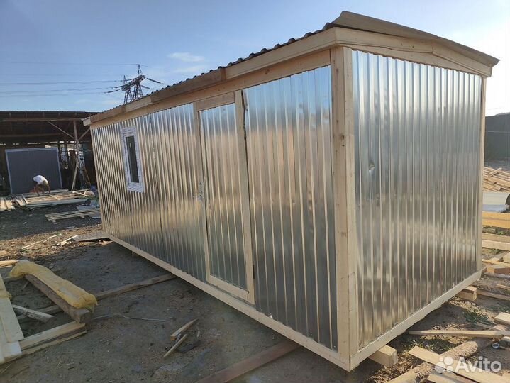 Бытовка металлическая хоз блок / С гарантией