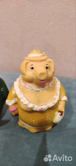 Игрушка СССР свинья резиновая