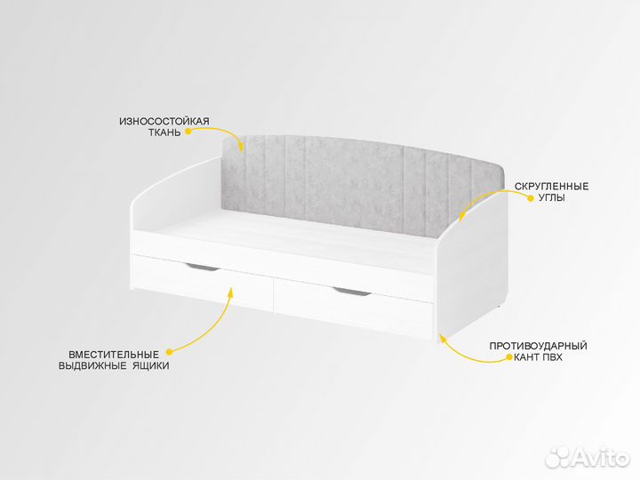 Набор мебели для детской Николь 38